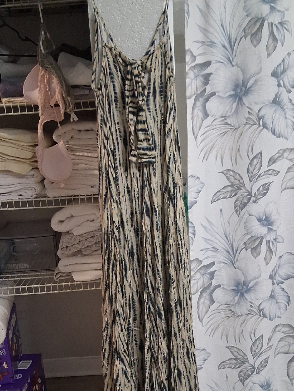 Zara Beige and Black Striped Maxi Dress - Picture 2 of 3